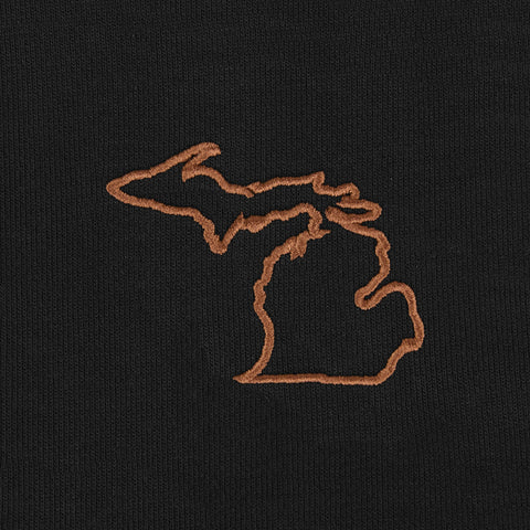 Michigan State Line Granite Heavyweight™ Hoodie Black