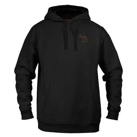 Michigan State Line Granite Heavyweight™ Hoodie Black