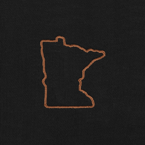 Minnesota State Line Granite Heavyweight™ Hoodie Black