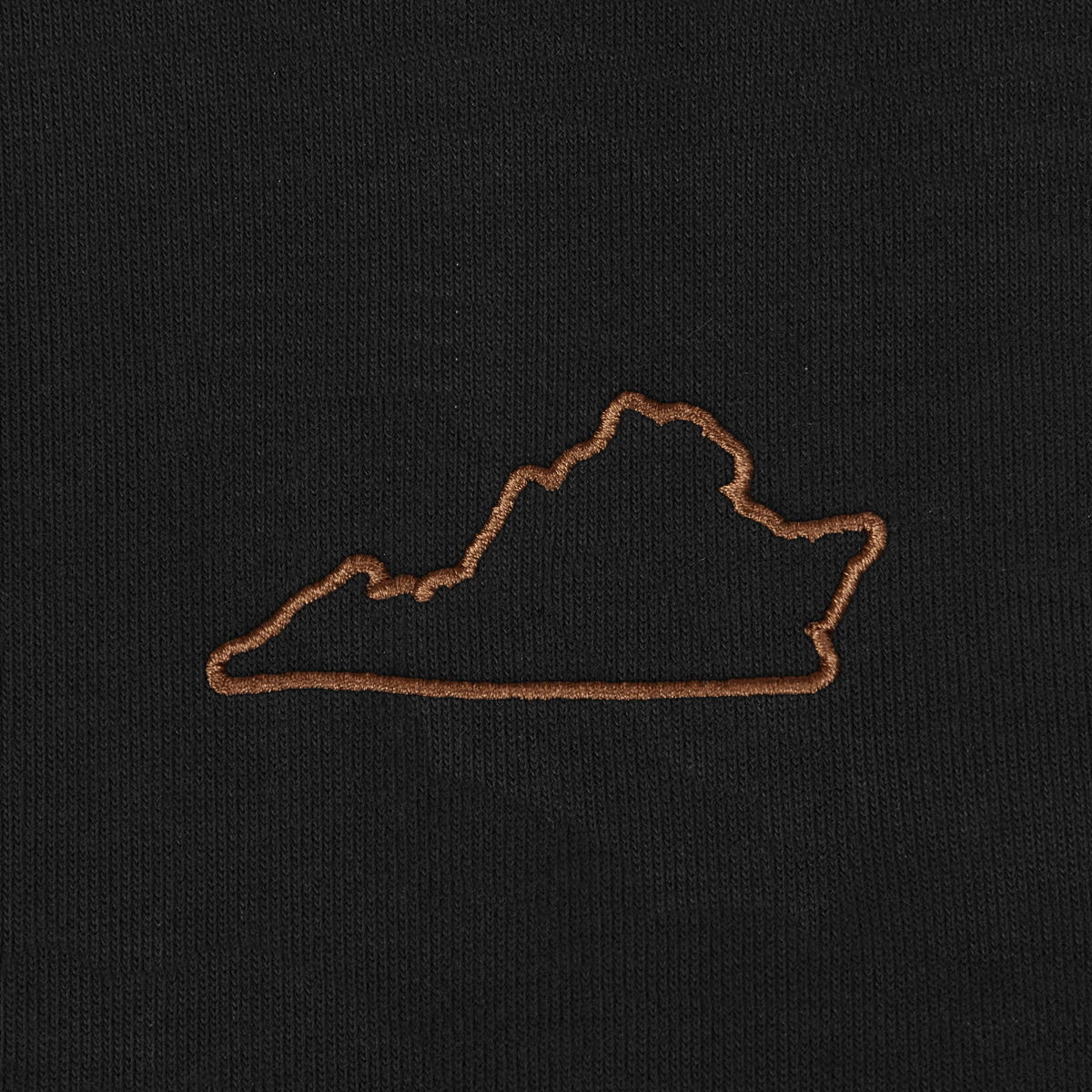 Virginia State Line Granite Heavyweight™ Hoodie Black