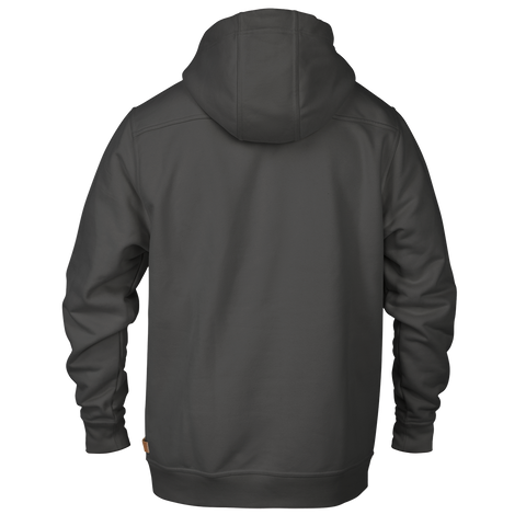 Bare Granite™ Heavyweight Hoodie Back Charcoal