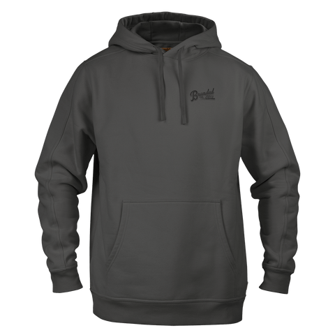 Est. 2015 Stacked Silicone Script Granite Heavyweight™ Hoodie Charcoal