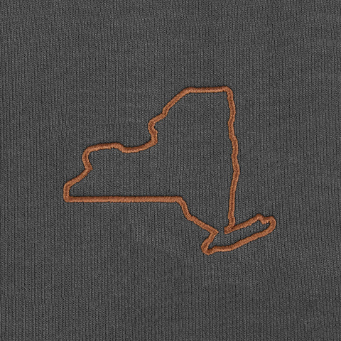 New York State Line Granite Heavyweight™ Hoodie Charcoal