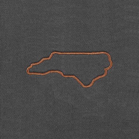North Carolina State Line Granite Heavyweight™ Hoodie Charcoal