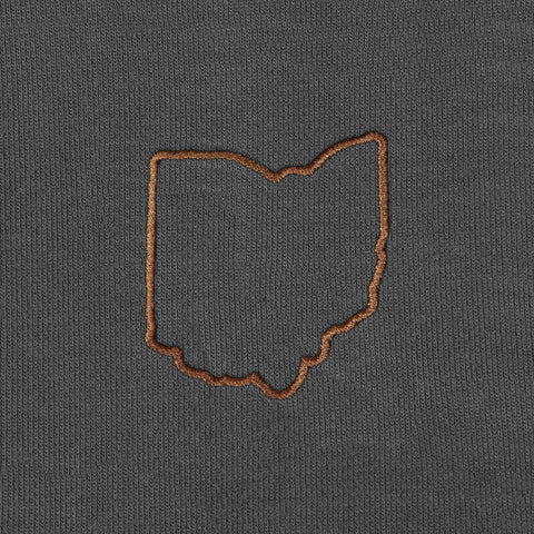 Ohio State Line Granite Heavyweight™ Hoodie Charcoal