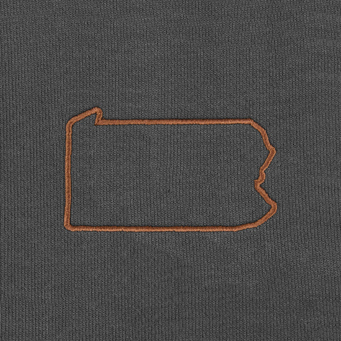 Pennsylvania State Line Granite Heavyweight™ Hoodie Charcoal