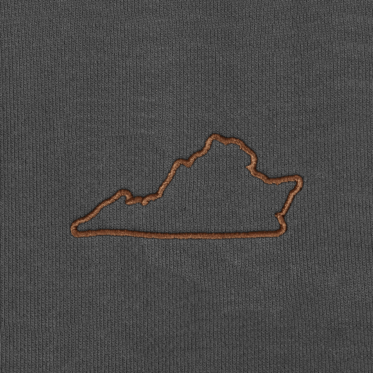Virginia State Line Granite Heavyweight™ Hoodie Charcoal