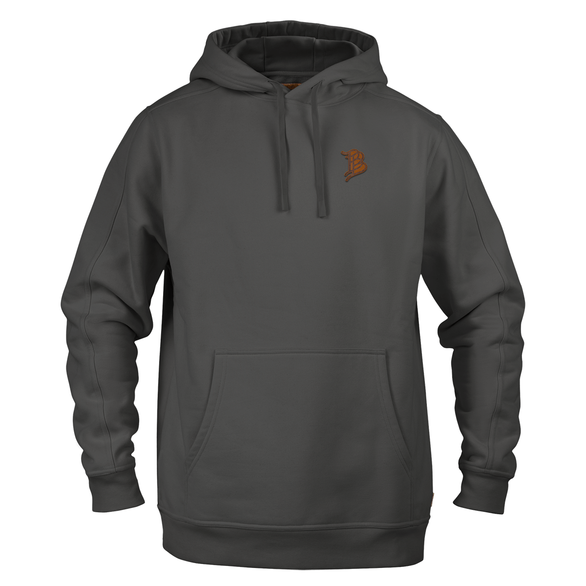 BB Logo Granite™ Heavyweight Hoodie Charcoal