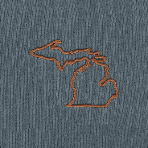 Michigan State Line Granite Heavyweight™ Hoodie Harbor