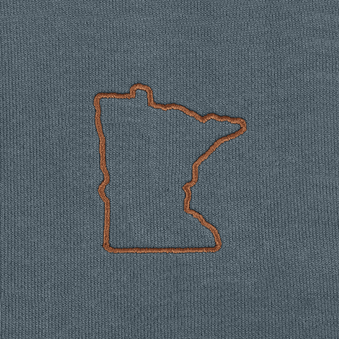 Minnesota State Line Granite Heavyweight™ Hoodie Harbor