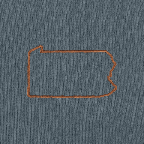 Pennsylvania State Line Granite Heavyweight™ Hoodie Harbor