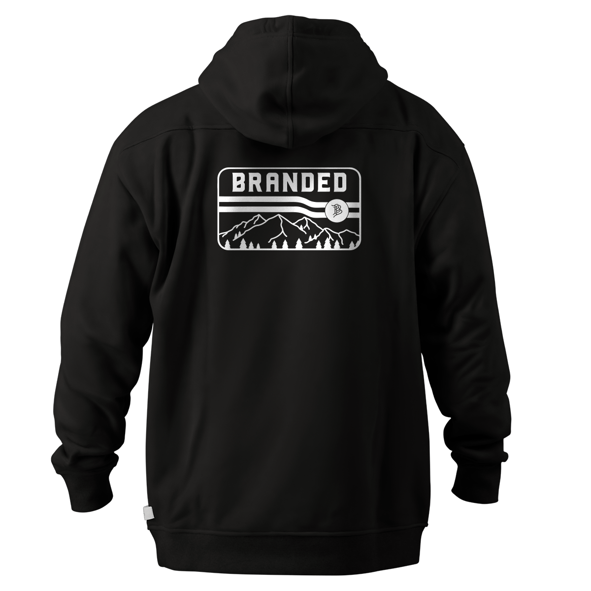 Branded Horizon Peak™ Hoodie Black