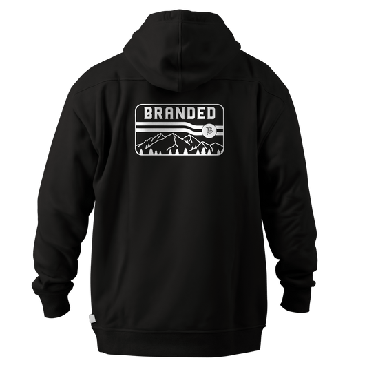 Branded Horizon Peak™ Hoodie Black