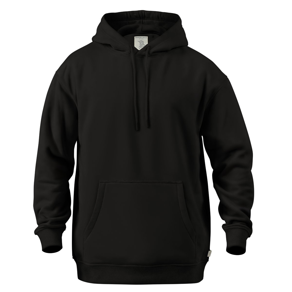 Branded Team Logo Peak™ Hoodie Black