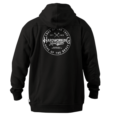 Hardworking Peak™ Hoodie Black