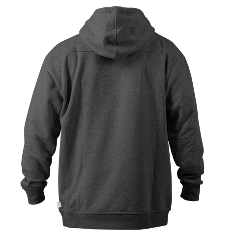 Peak™ Hoodie Back Charcoal Heather