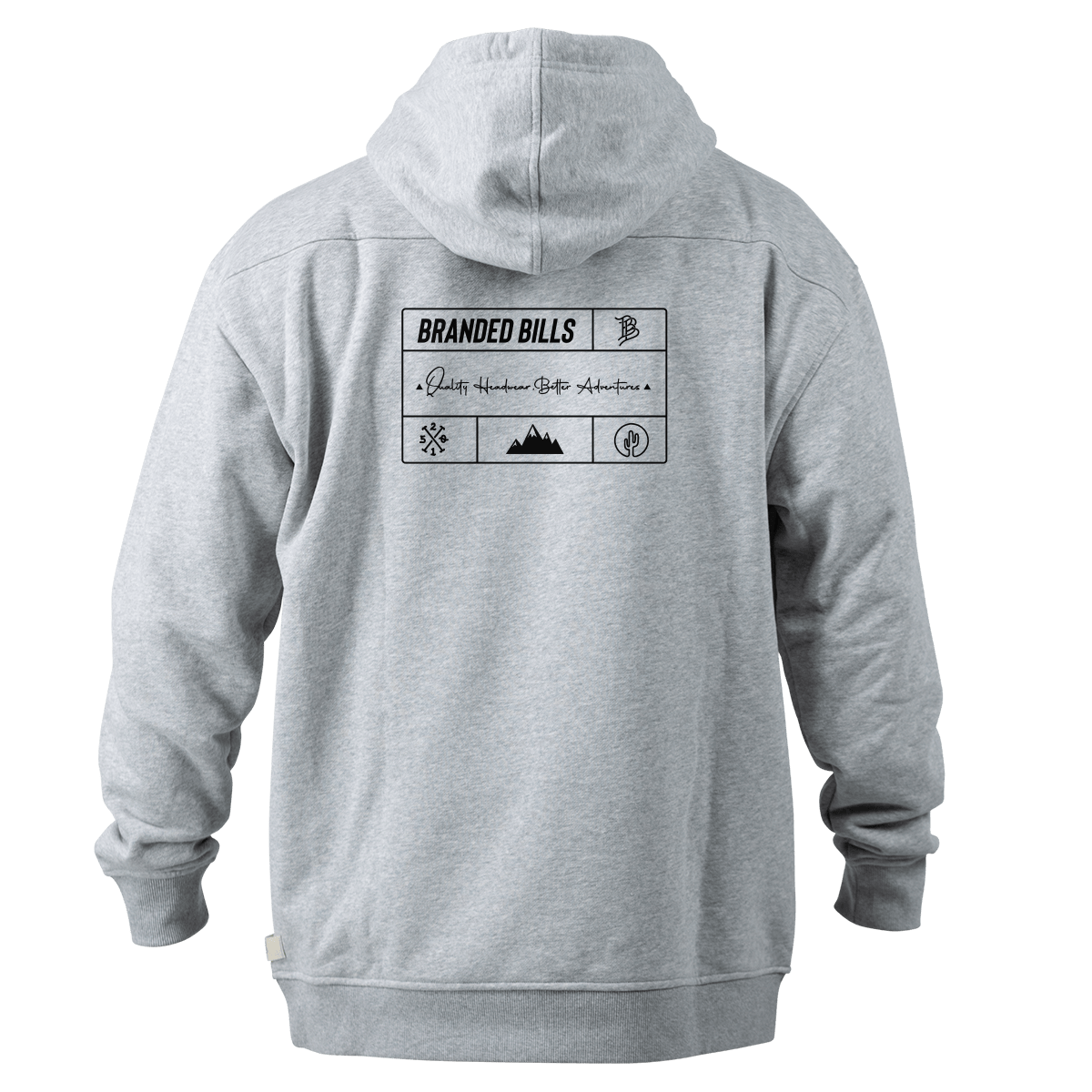 Branded Team Logo Peak™ Hoodie Gray Heather