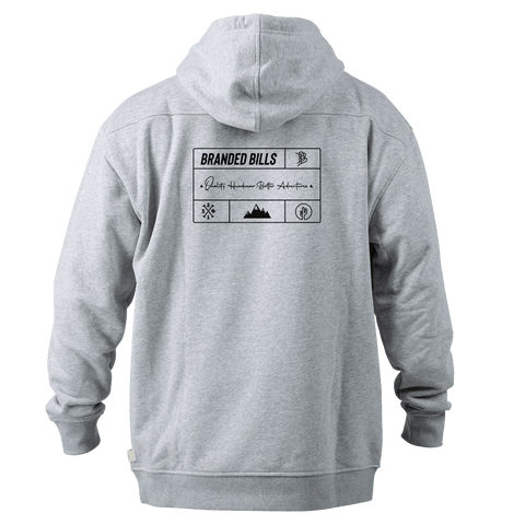 Branded Team Logo Peak™ Hoodie Gray Heather