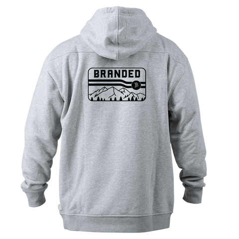 Branded Horizon Peak™ Hoodie Gray Heather