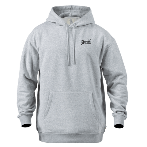 Est. 2015 Stacked Silicone Script Peak™ Hoodie Gray Heather