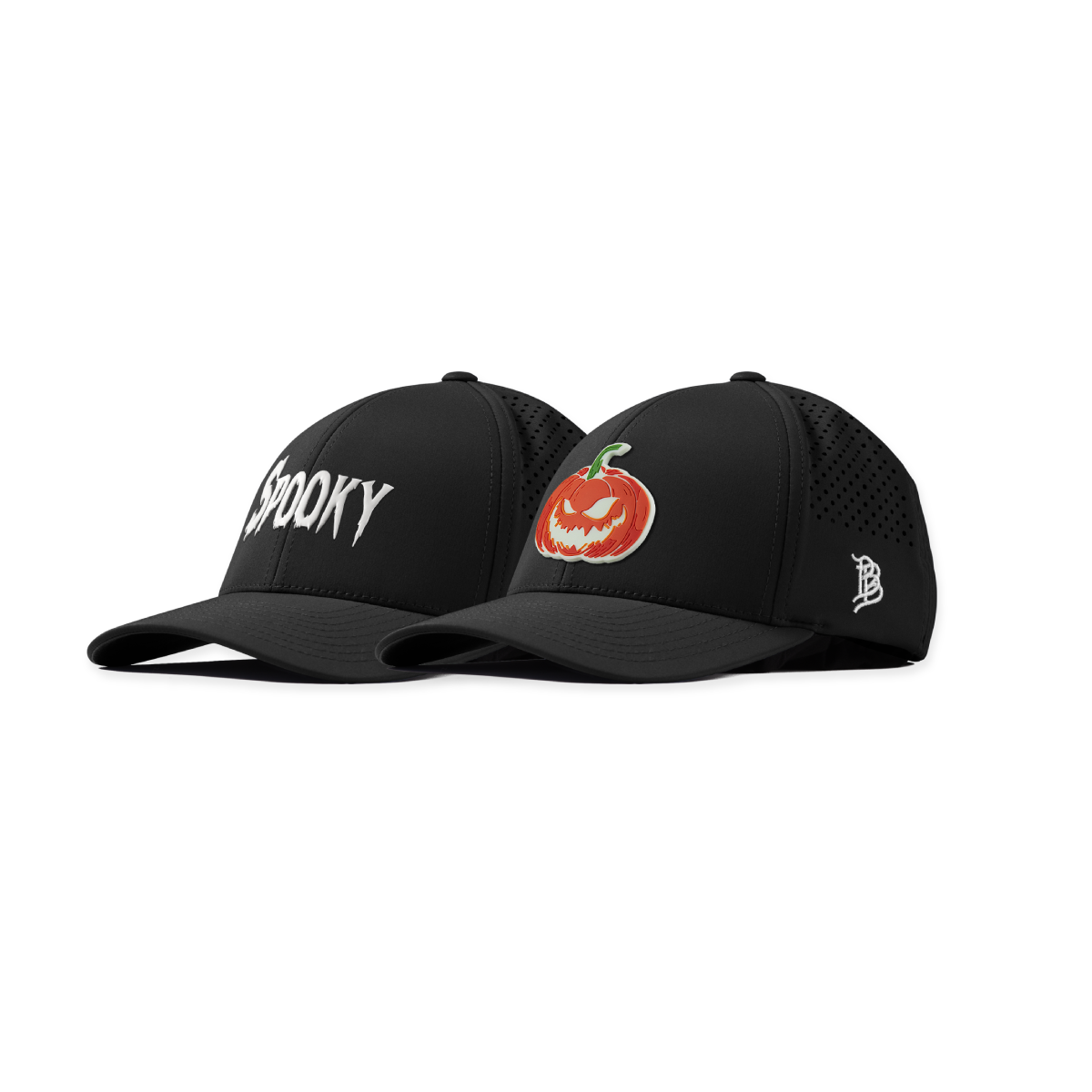 Spooky Glow + Jack-O-Lantern Glow Curved Performance Bundle Black