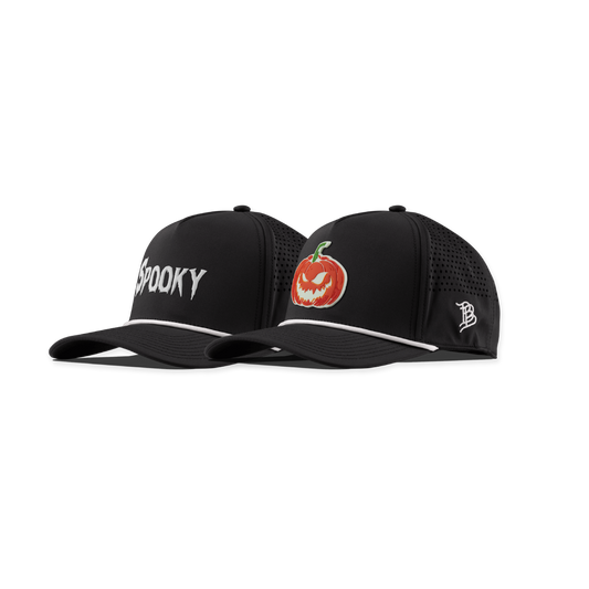 Spooky Glow + Jack-O-Lantern Glow Curved 5 Panel Rope Bundle Black
