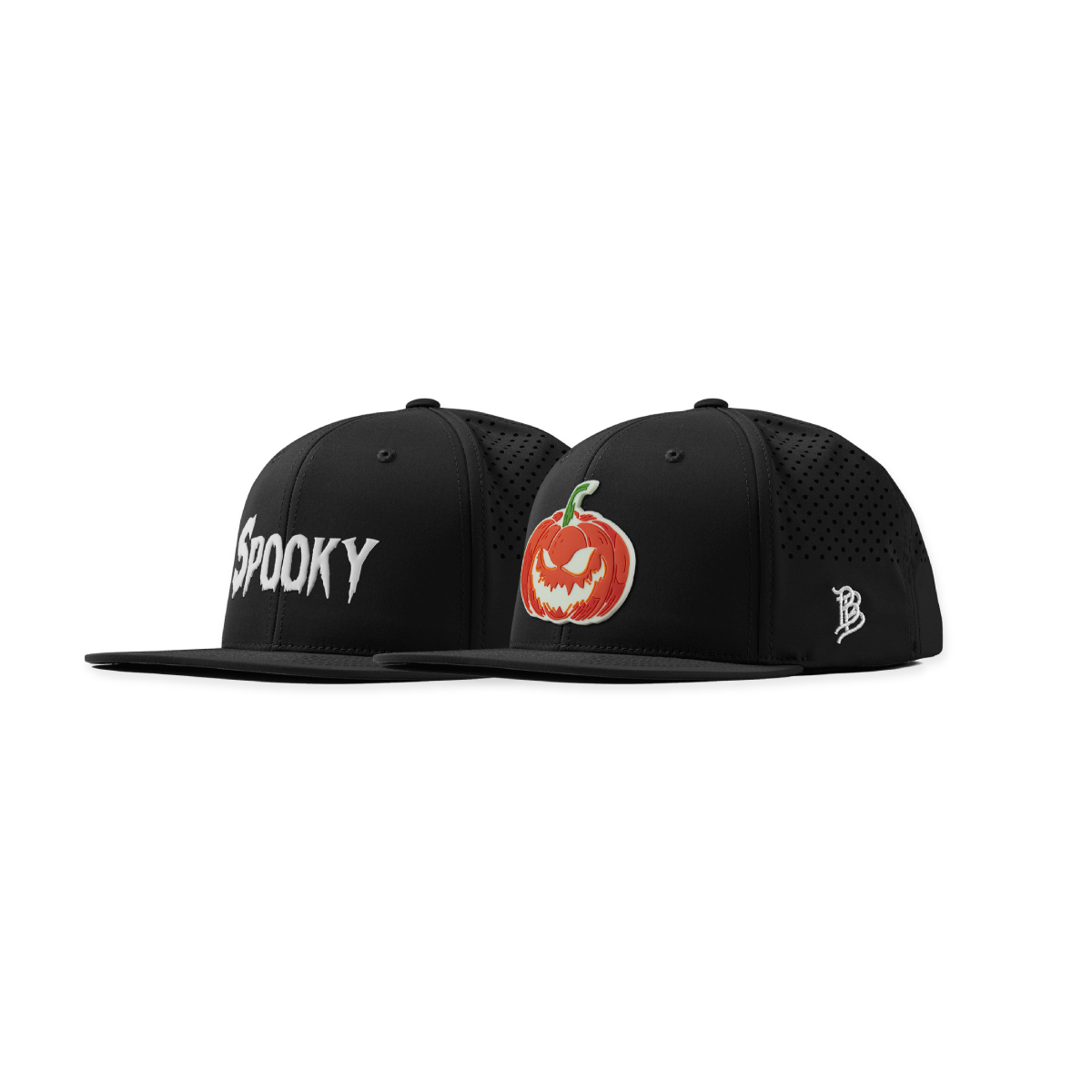 Spooky Glow + Jack-O-Lantern Glow Flat Performance Bundle Black