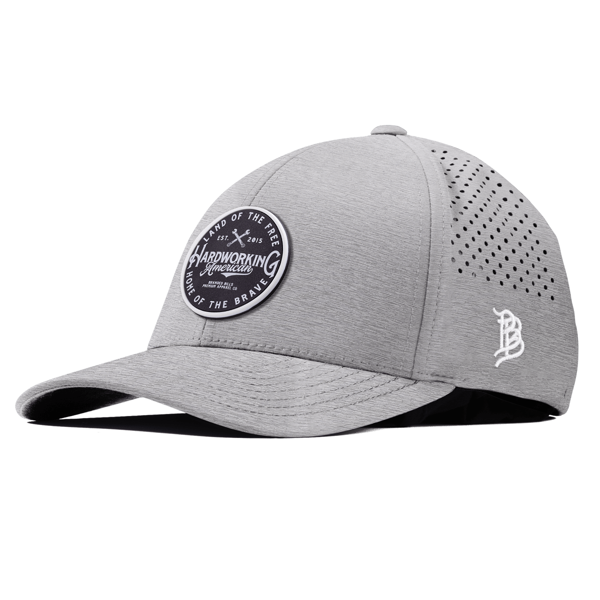 Hardworking PVC Curved Performance Heather Gray