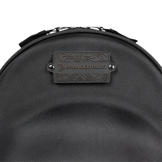 Tonal Topo Hat Case Black