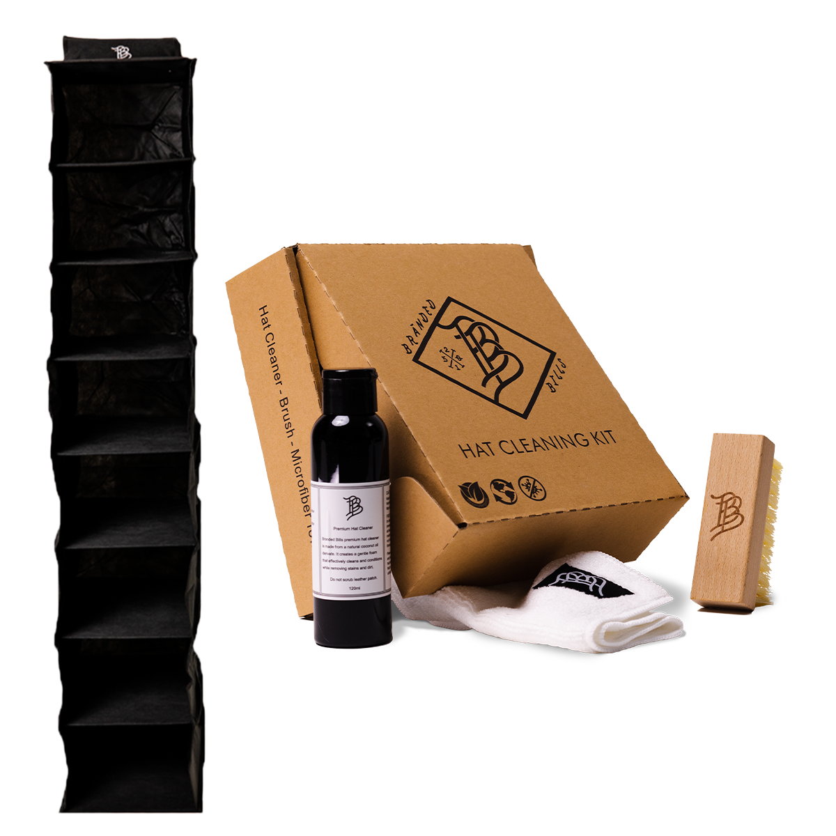 Hat Cleaning Kit + Hat Closet Organizer 