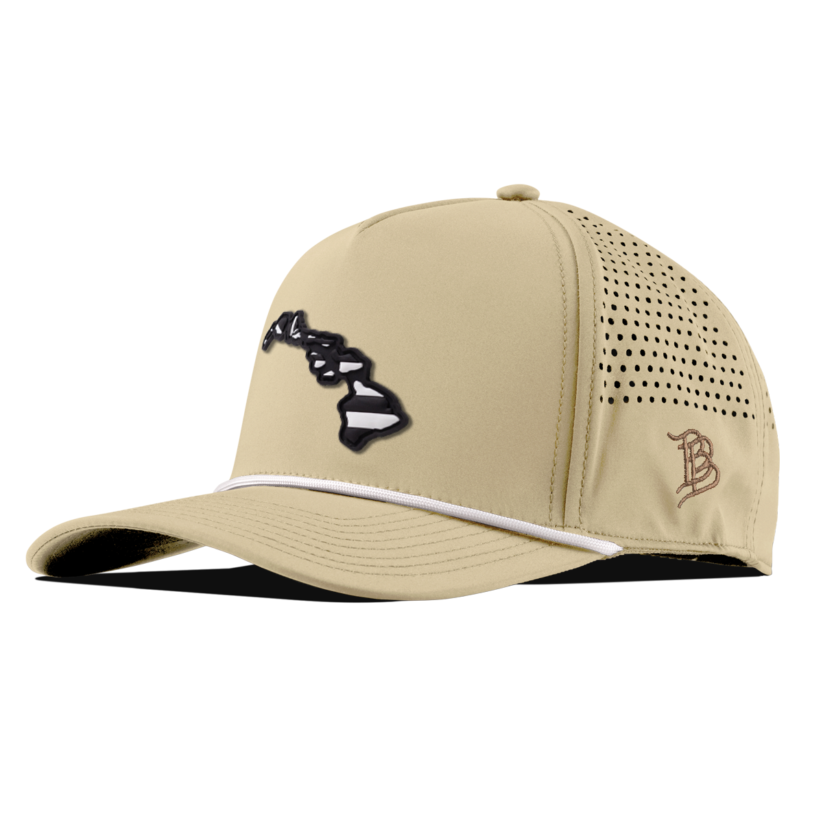 Hawaii Vintage Curved 5 Panel Performance Desert/White