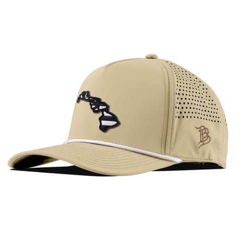 Hawaii Vintage Curved 5 Panel Performance Desert/White