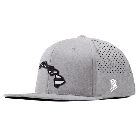 Hawaii Vintage Flat Performance Heather Gray