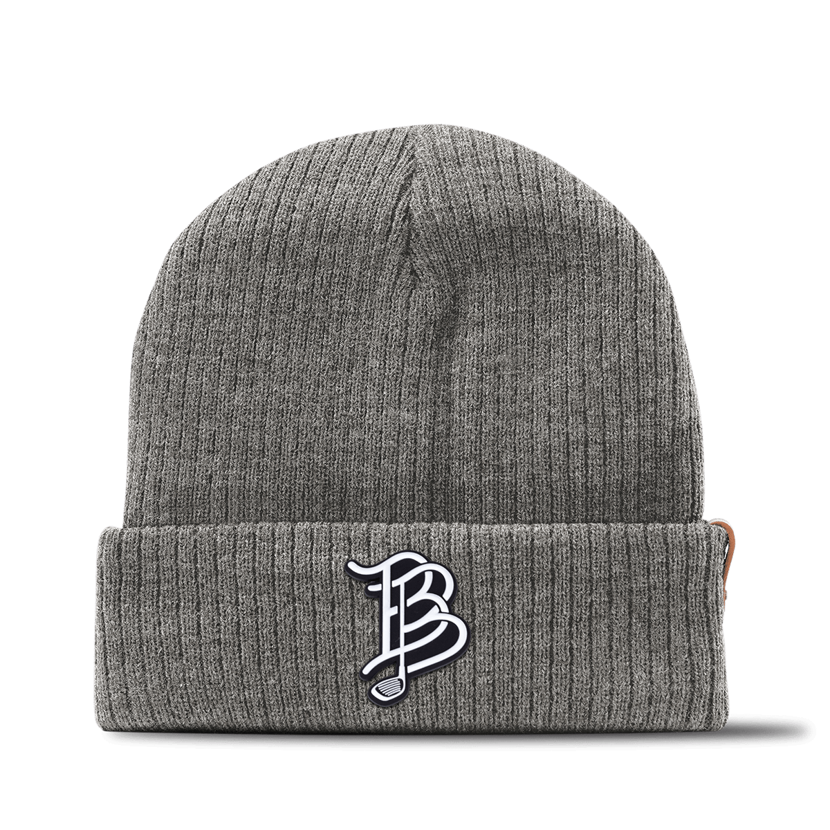 BB Golf Cutout PVC Essential Beanie Gray