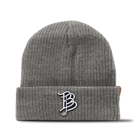 BB Golf Cutout PVC Essential Beanie Gray