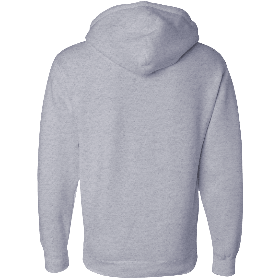 hoodie back heather grey