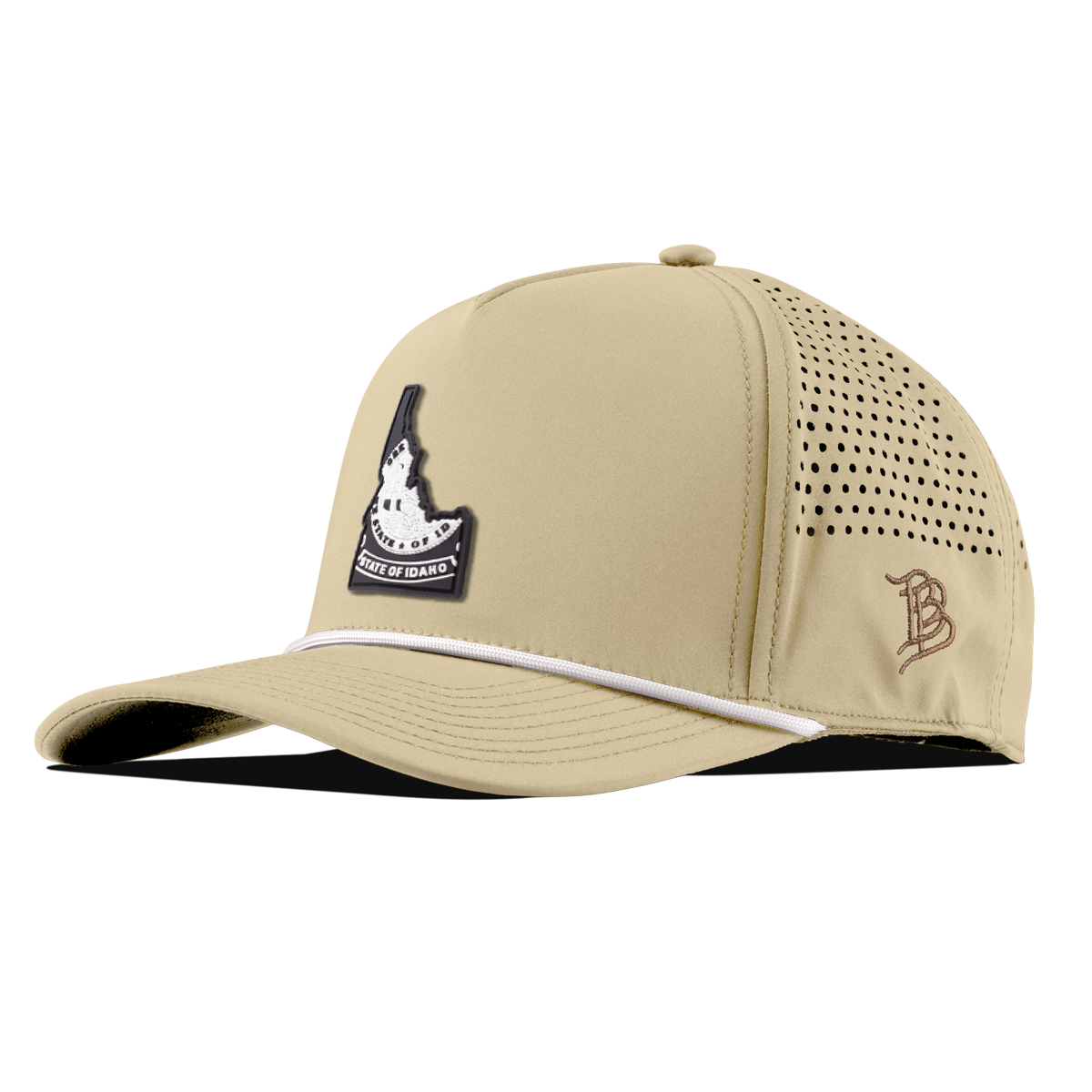 Idaho Vintage Curved 5 Panel Performance Desert/White