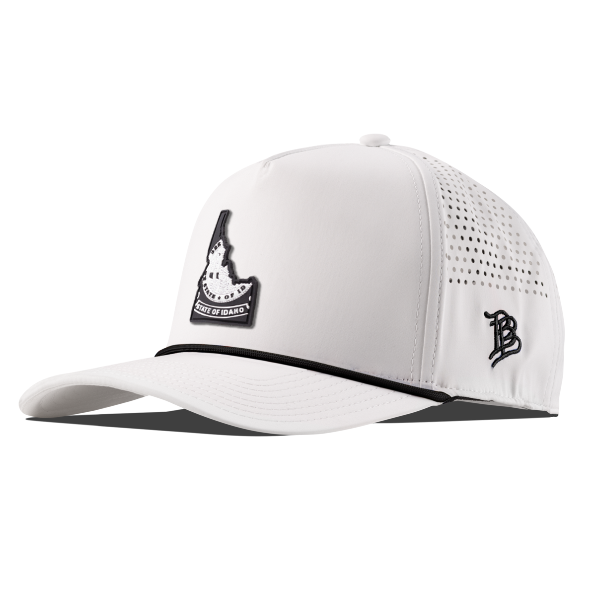 Idaho Vintage Curved 5 Panel Performance White/Black