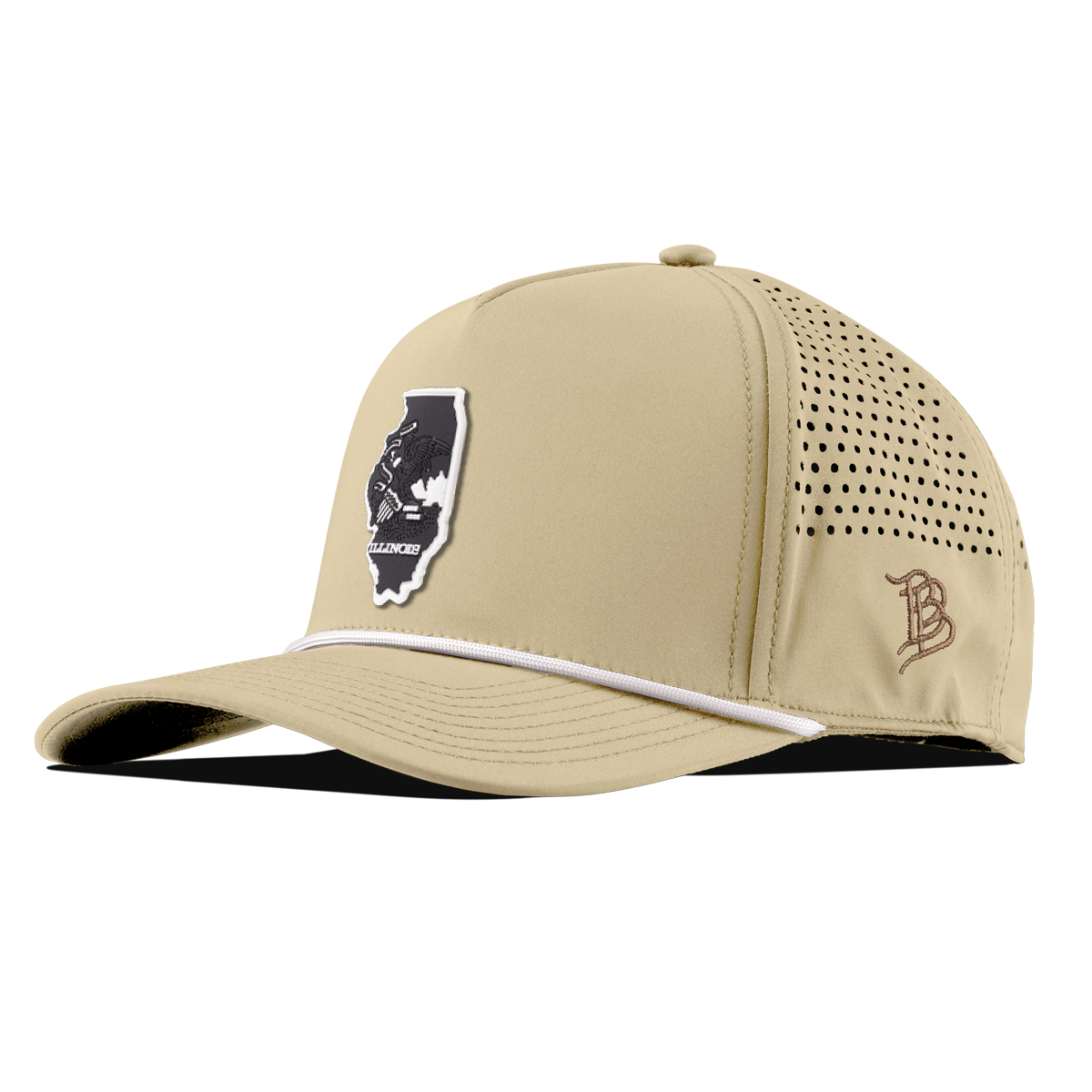 Illinois Vintage Curved 5 Panel Performance Desert/White