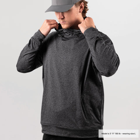 Performance Hoodie Lifestyle Charcoal Heather