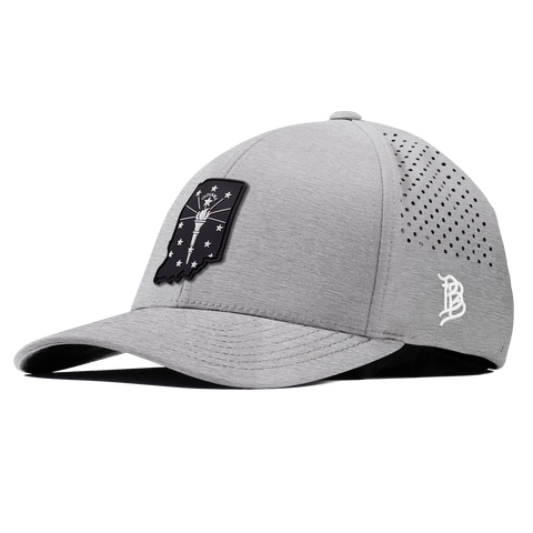 Indiana Vintage Curved Performance Heather Gray
