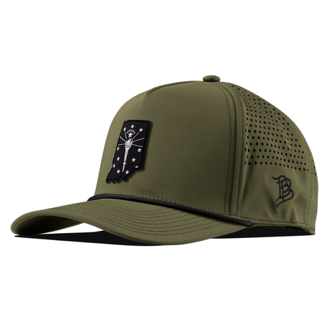 Indiana Vintage Curved 5 Panel Performance Loden