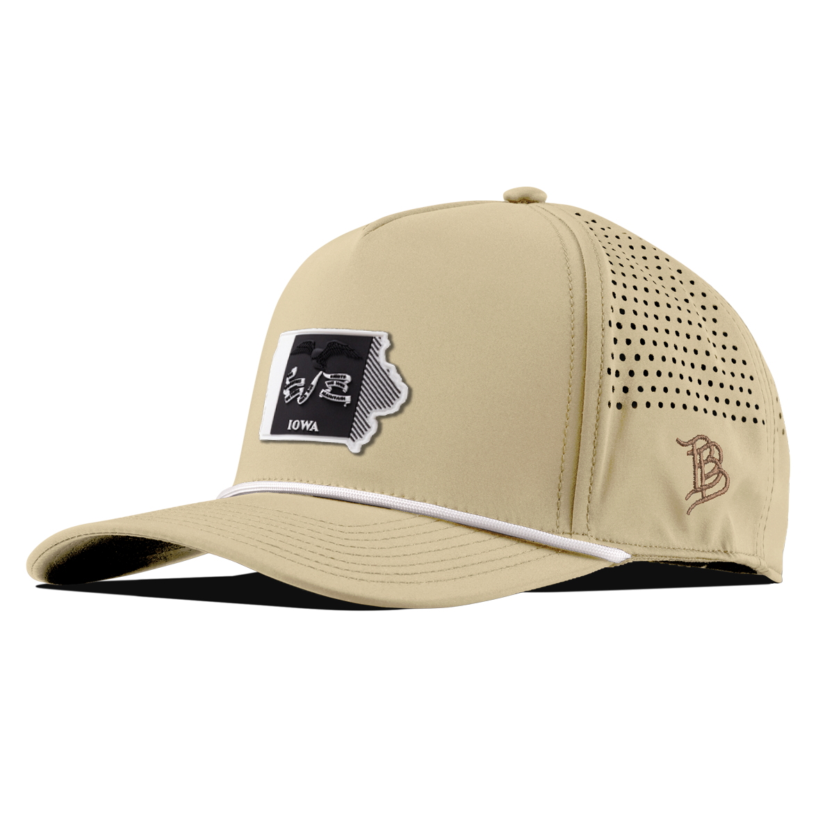 Iowa Vintage Curved 5 Panel Performance Desert/White