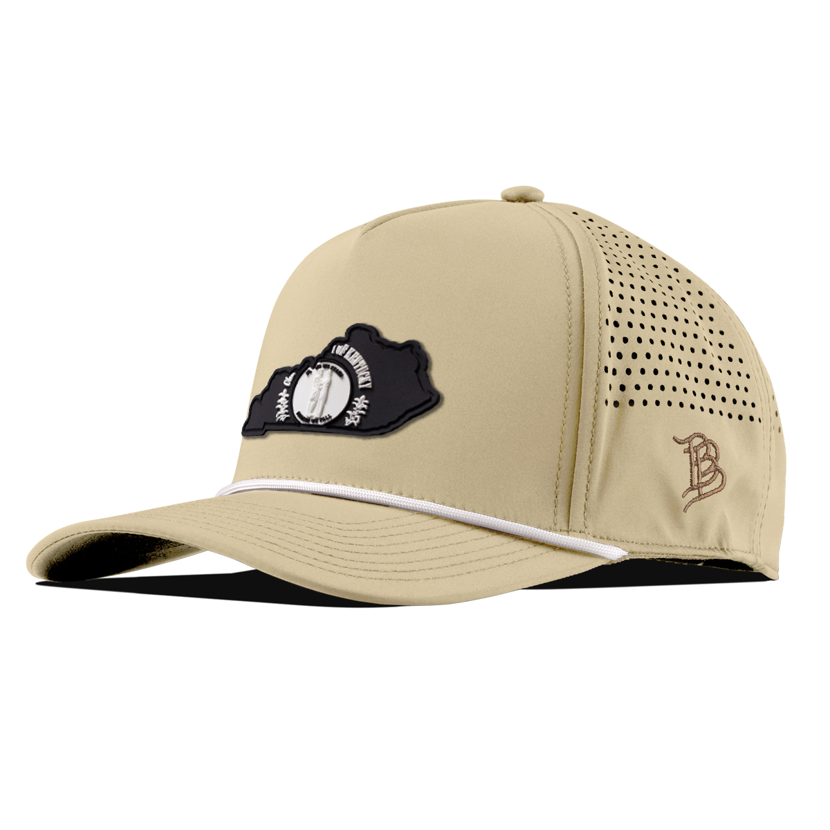 Kentucky Vintage Curved 5 Panel Performance Desert/White