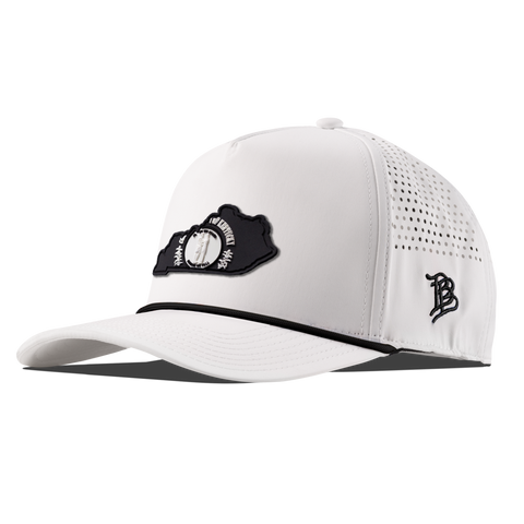 Kentucky Vintage Curved 5 Panel Performance White/Black