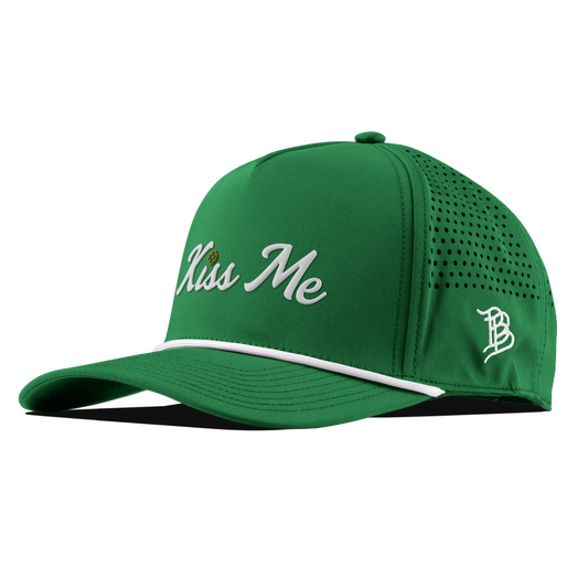 Kiss Me Curved 5 Panel Performance Kelly Green