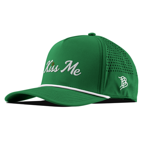 Kiss Me Curved 5 Panel Performance Kelly Green