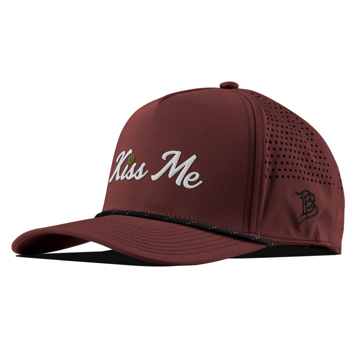 Kiss Me Curved 5 Panel Performance Maroon