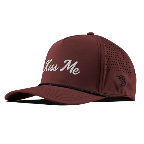 Kiss Me Curved 5 Panel Performance Maroon