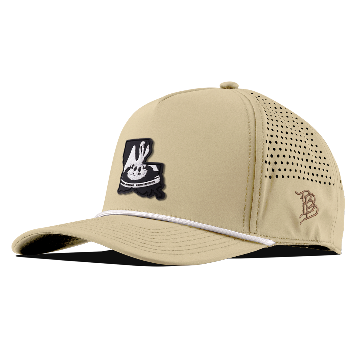 Louisiana Vintage Curved 5 Panel Performance Desert/White